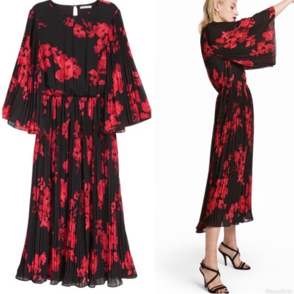 H&M Floral Midi Dress